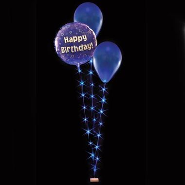Balloon Lites - Blue Triple Light Set
