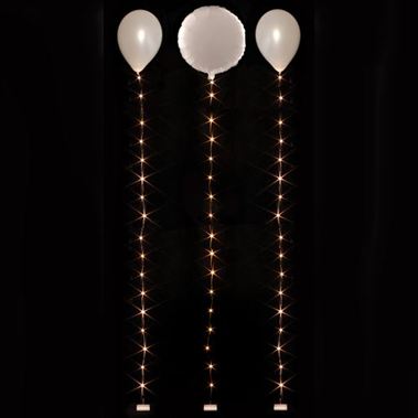 Balloon Lites - Warm White Single 18 Light Set