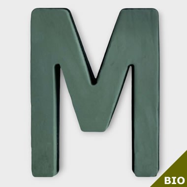 Floral Foam Letter M (Bio Foam)