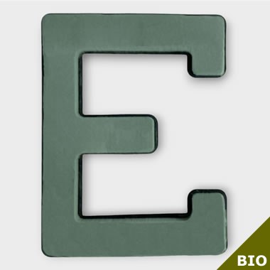 Floral Foam Letter E (Bio Foam)