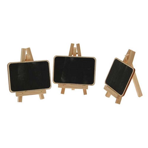 Blackboard Easels Natural (3 Pack)
