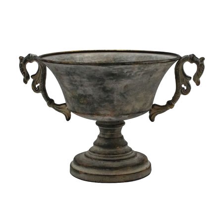 Brocante Flower Bowl - Aged Silver