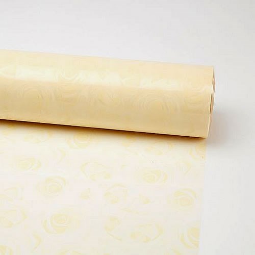 Cellophane Roll - Cream Roses