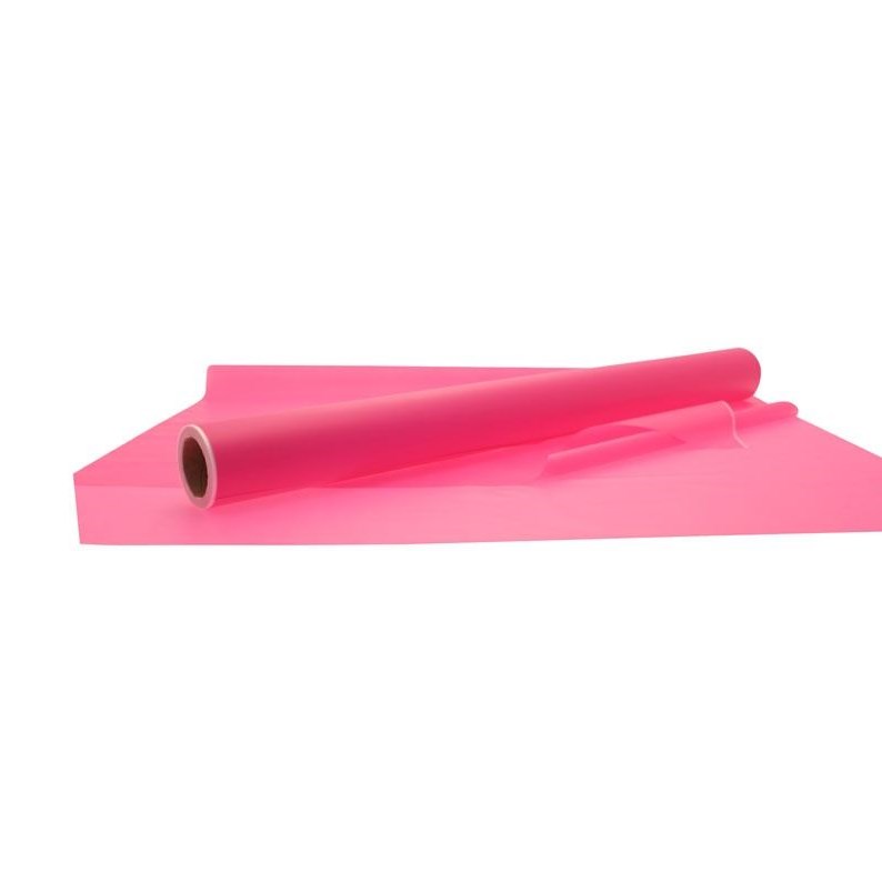 Cellophane Roll - Cerise Frosted