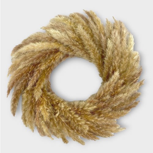 Pampas Wreath - Fluffy Pampas 35cm