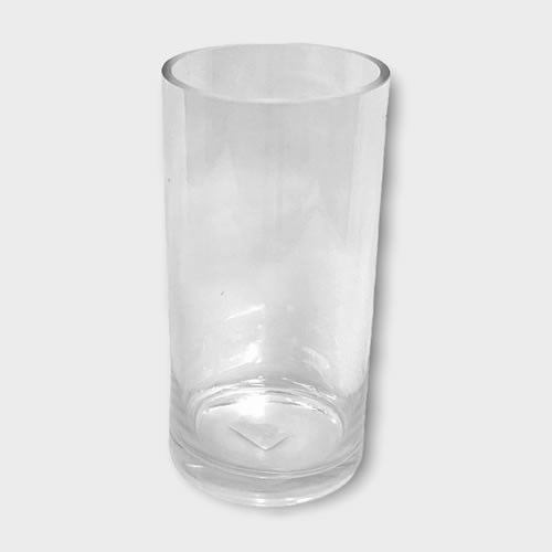 Glass Cylinder Vase - 20 x 10cm 