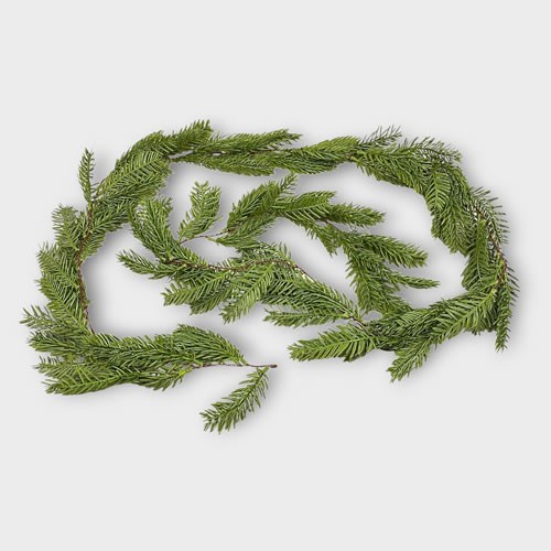 Clearance Item - Artificial Faux Pine Garland Light Green 260cm