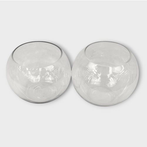 Clearance Item - Fish Bowl Duo - Job lot of 2 - Ex Rental
