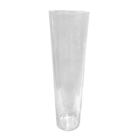 Clearance Item - Glass Cylinder Vase Tapered 59 x 18cm