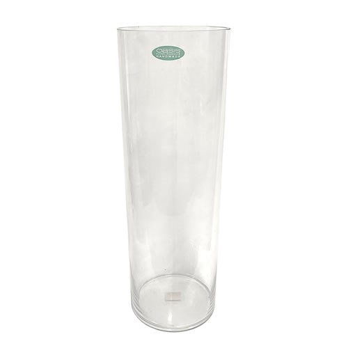 Clearance Item - Glass Cylinder Vase chipped 60x20cm