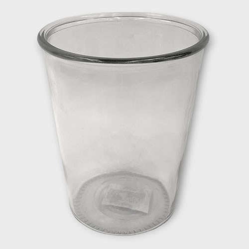 Clearance Item - Glass Taper Vase 15 x 12cm