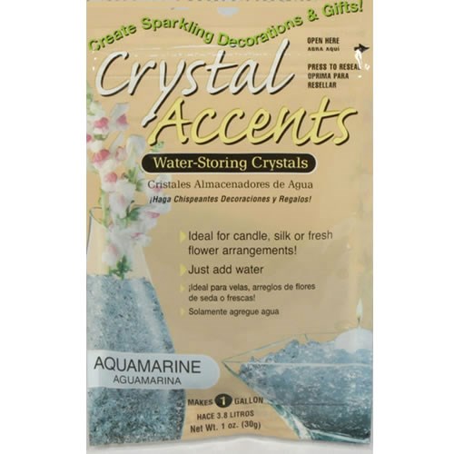 Crystal Accents Water Pearls - Aquamarine