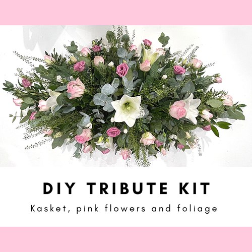 DIY 4ft Coffin Spray Funeral Tribute Kit