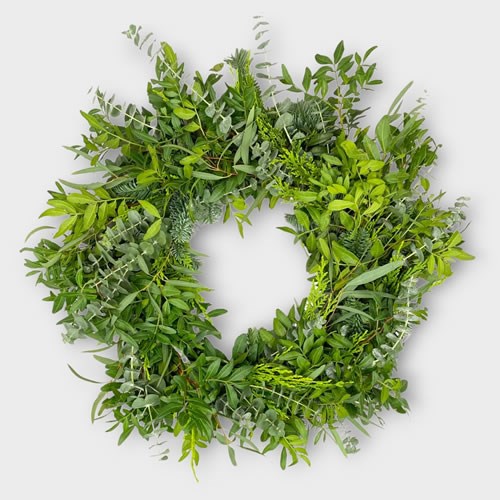 DIY Christmas Wreath Kits Modern (on 14" Wire Frame)