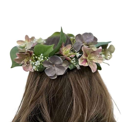 DIY Faux Flower Crown Kit - Pretty (makes 2)