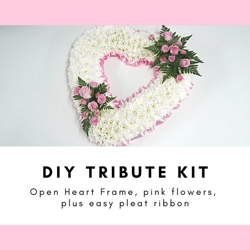 DIY OPEN HEART Funeral Tribute Kits