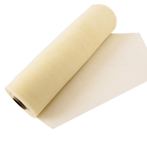 Deco Mesh - Ivory 25cm x 9.1m