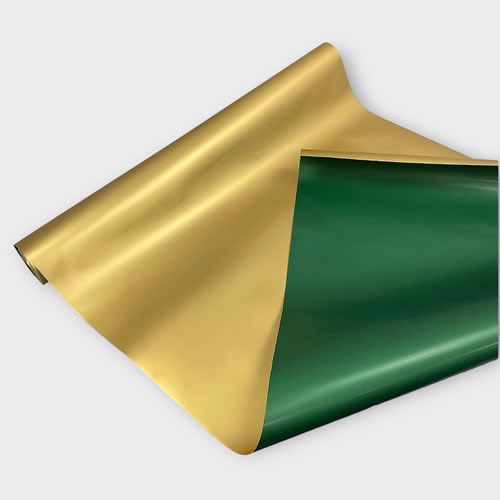 Deluxe Flower Wrap - Green & Gold