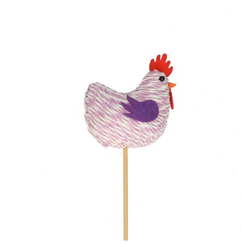 Easter Chicken Picks - Fabric Lilac