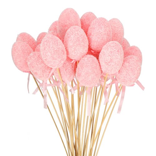 Easter Egg Picks - Candy Light Pink