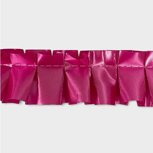 Ribbon Easy Pleat - Cerise Pink