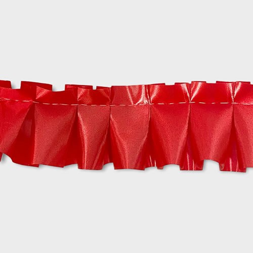Ribbon Easy Pleat - Lava Red 