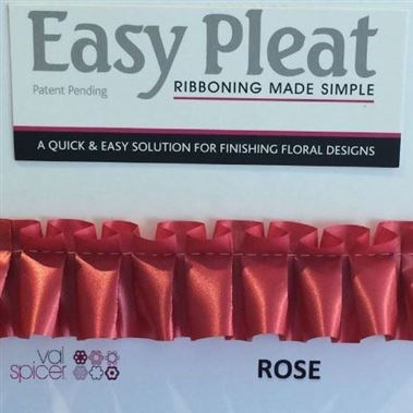 Ribbon Easy Pleat - Rose