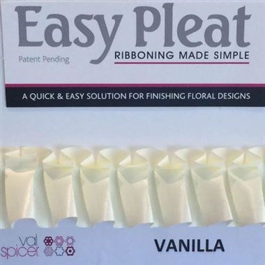Ribbon Easy Pleat - Vanilla