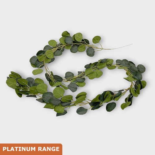 Artificial Faux Silver Dollar Eucalyptus Garland