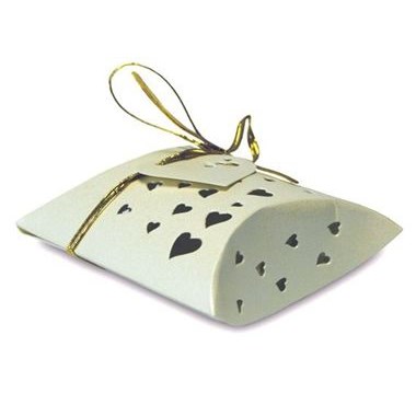 Favour Box - Pearl Ivory Pillow *Only one left*