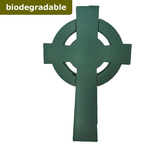 Floral Foam Cross Celtic - 61cm x 38cm (Bio Foam)