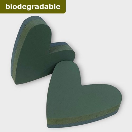 Floral Foam Heart 10" (Bio Foam)