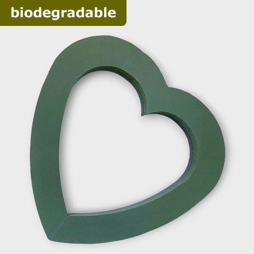 Floral Foam Heart Single Open 21" (Bio Foam)