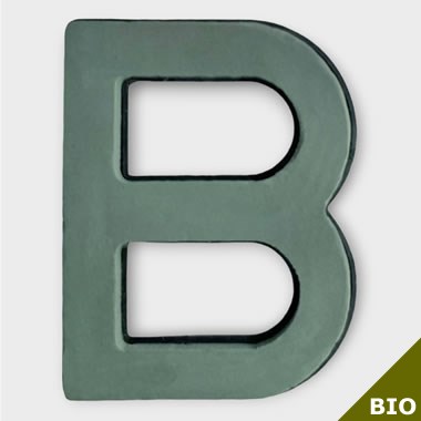 Floral Foam Letter B (Bio Foam)