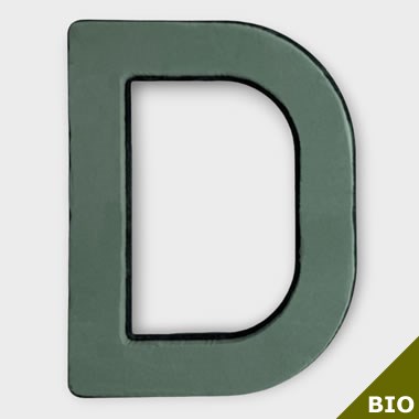 Floral Foam Letter D (Bio Foam)