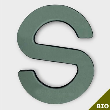 Floral Foam Letter S (Bio Foam)