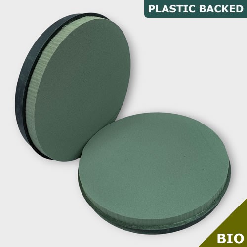 Floral Foam Posy Pads (Plastic Backed - Bio Foam) 12"  