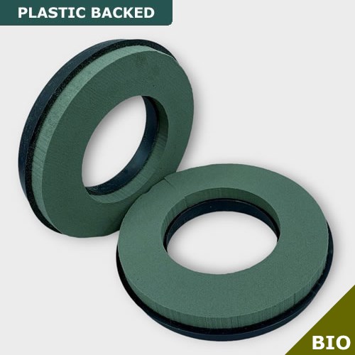 Floral Foam Ring 10" (Plastic Backed - Bio Foam)