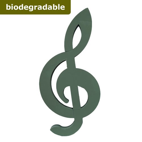 Floral Foam Treble Clef - 92cm x 44cm (Bio Foam)