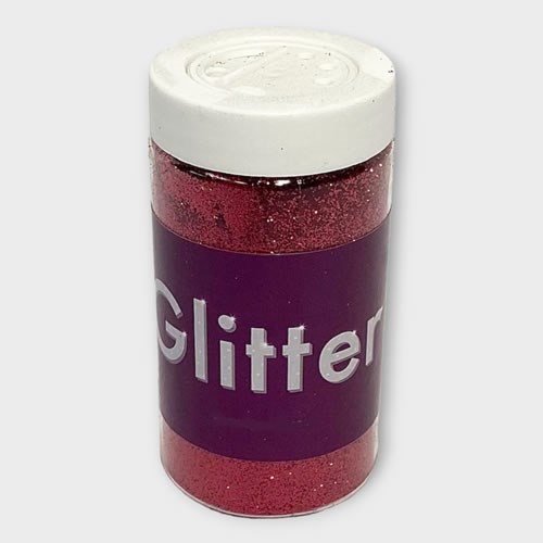 Flower Glitter - Red