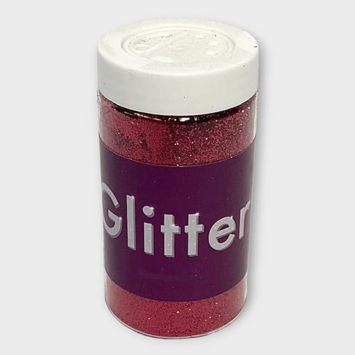 Flower Glitter - Red