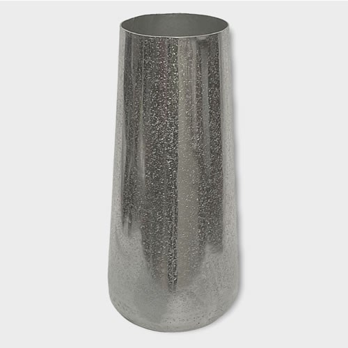 Foyer Vase - Mosaic Silver 38cm