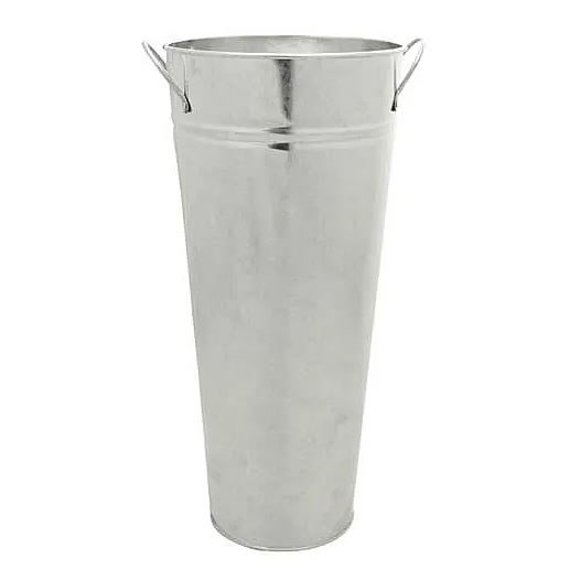 Galvanised Vase 45cm