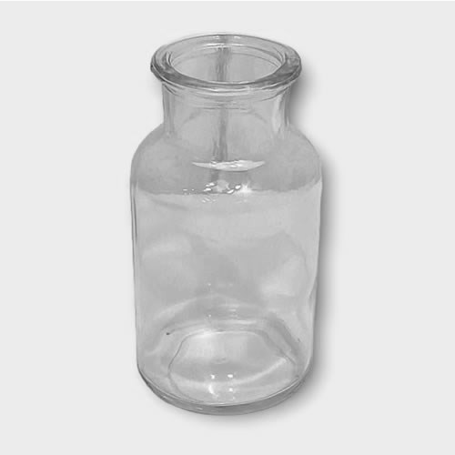 Glass Apothecary Bottle (12.5x6.5cm) 
