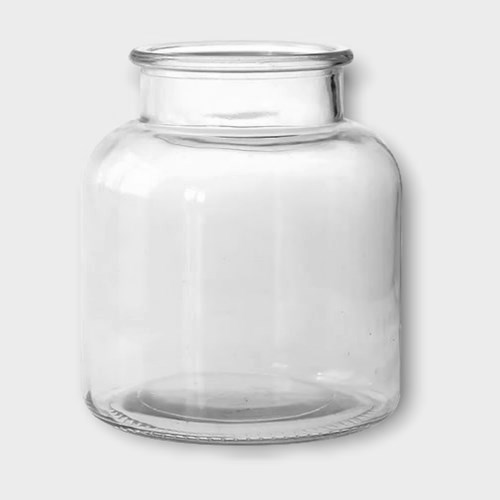 Glass Apothecary Bottle (16x14cm)