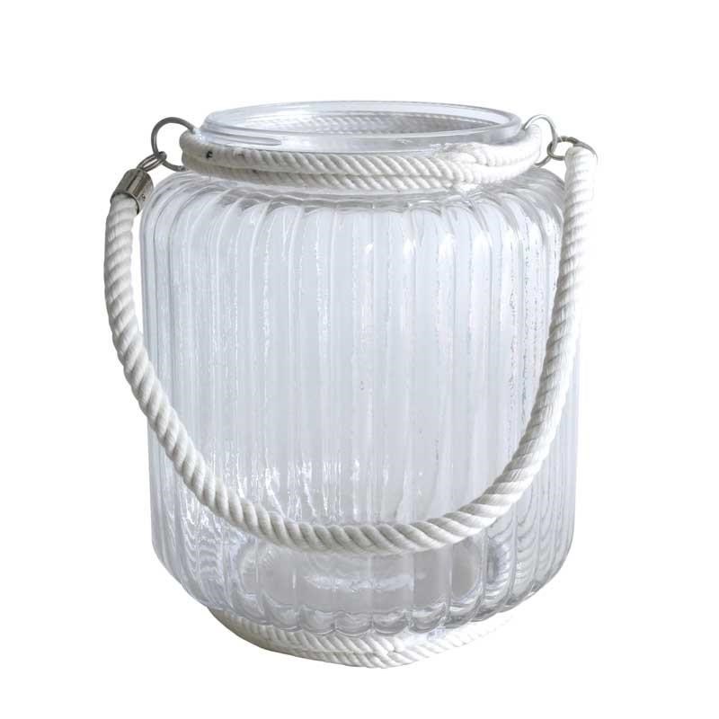Candle Holder with Rope (23.5cm)