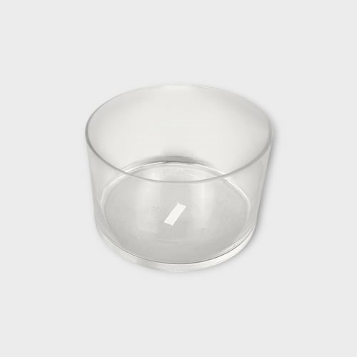 Glass Cylinder Bowl - 10 x 15cm