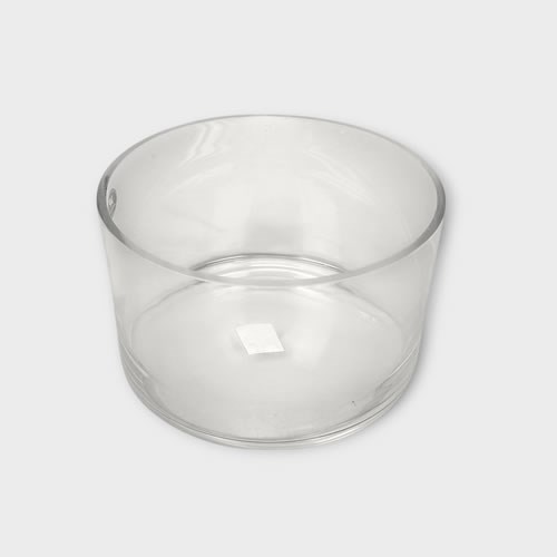 Glass Cylinder Bowl - 10 x 17cm