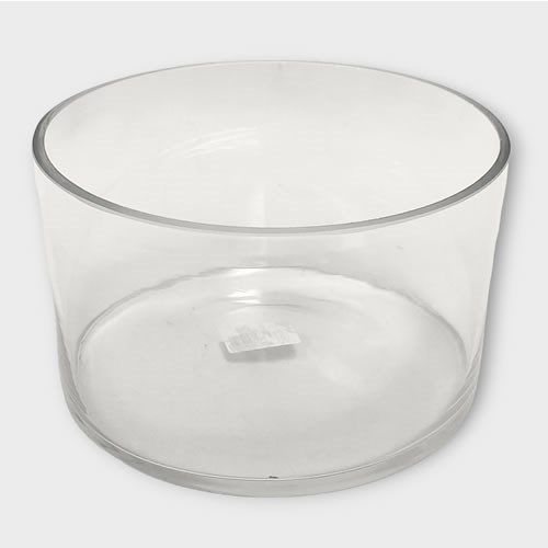 Glass Cylinder Bowl - 10 x 17cm