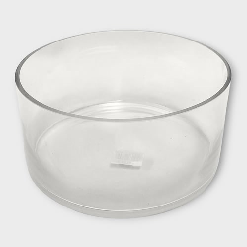 Glass Cylinder Bowl - 20 x 10cm